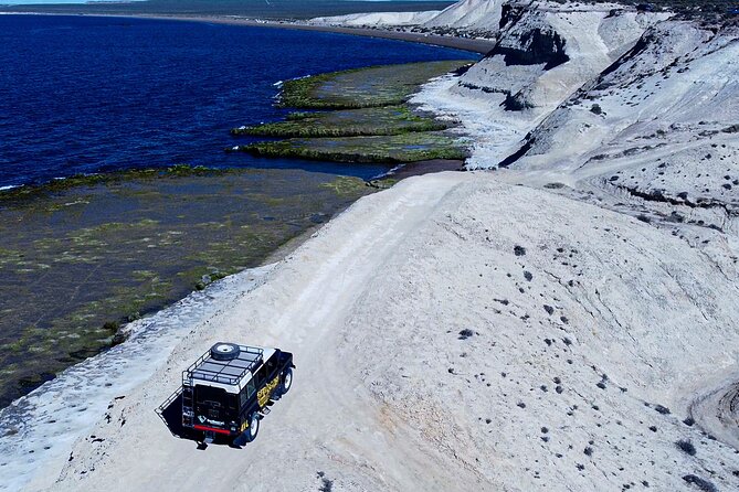 3 hour 4x4 tour around Puerto Madryn - Playa Parana offers a short beach stop
