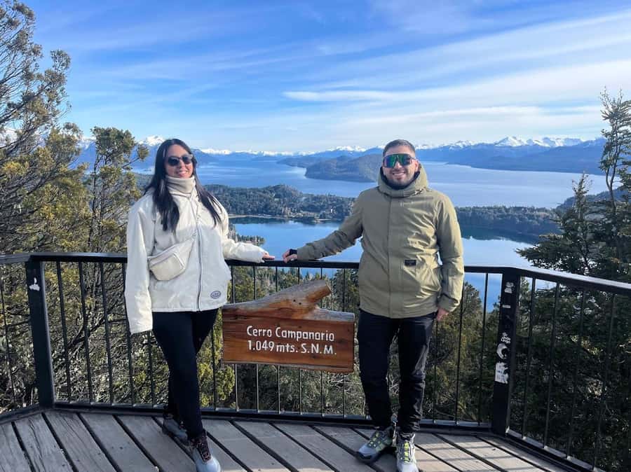 Bariloche "Small Circuit" with Chairlift Campanario Hill - Avenida Bustillo and the first lake views