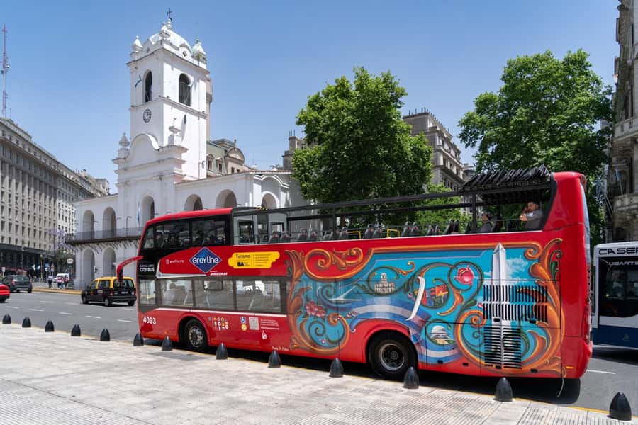 Buenos Aires: Hop-On Hop-Off City Bus Tour - The southern route: Congress, San Telmo, and La Boca