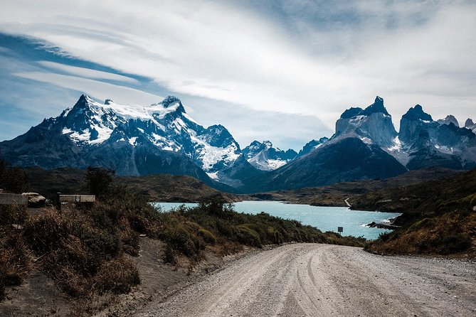 From El Calafate: Full-Day Tour to Torres del Paine - Sarmiento Lake gives you the first big mountain view