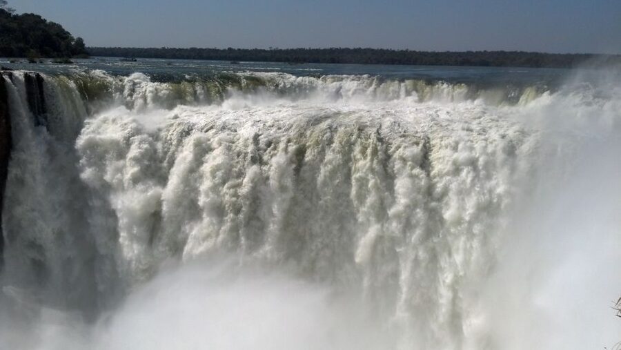 From Foz do Iguaçu: Iguazú Falls Boat Ride Argentina - The Great Adventure boat ride is the main event