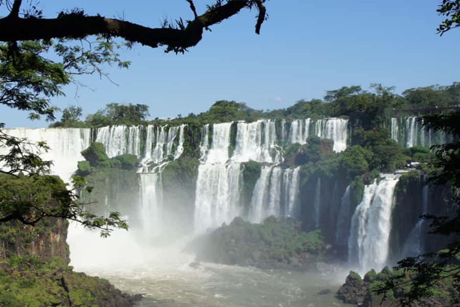 From Foz do Iguaçu: Tour to Argentinian Falls - The Lower Circuit: stairs, ramps, and close views