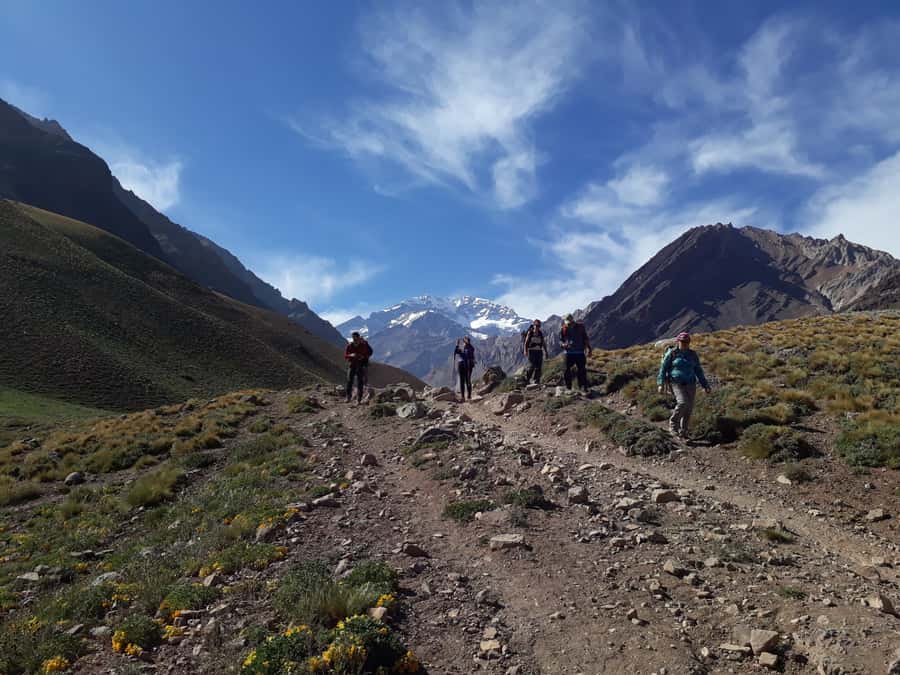 Mendoza: Mt. Aconcagua Confluencia Camp Trekking - Walking toward Aconcagua’s Confluencia Camp