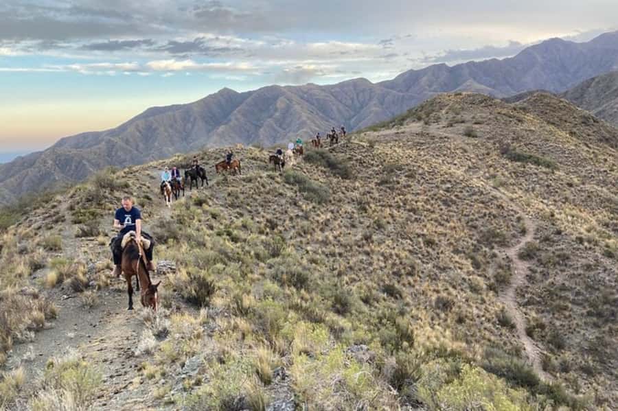 Mendoza: Sunset Horse Back Riding in the Mountains and BBQ - Three hours on mountain trails