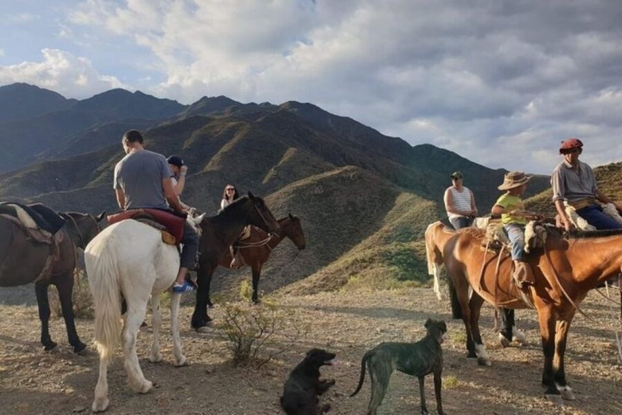 Mendoza: Sunset Horse Back Riding in the Mountains and BBQ - Sunset from 2,100 meters