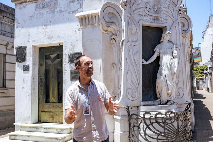 Recoleta Cemetery - Small Group Tour of History & Secrets - Meeting at La Biela and starting outside the cemetery