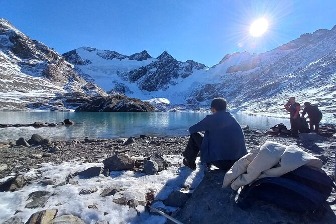 Small group Trekking to Vinciguerra Glacier and Témpanos Lagoon - Témpanos Lagoon: the first big payoff